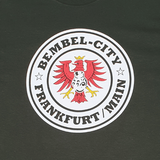 Bembel City Adler T-Shirt grün Frontdruck