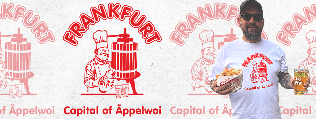 Capital of Äppelwoi - das I LOVE FFM Döner Motiv