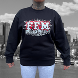 "FFM" Sweatshirt schwarz