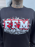 "FFM" Sweatshirt schwarz