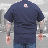 Capital of Äppelwoi T-Shirt Frankfurt Döner Motiv schwarz Rückseite