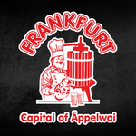Capital of Äppelwoi T-Shirt Frankfurt Döner Motiv Logo vorne