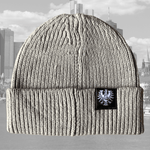"FRANKFURT" Wintermütze grau von hinten