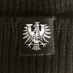 "FRANKFURT" Wintermütze schwarz Patch hinten