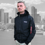 Alpga Industries jacke MA1-LW Frankfurt patches Front