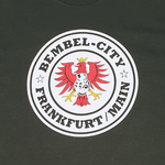 Bembel City Adler T-Shirt grün Frontdruck