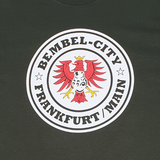 Bembel City Adler T-Shirt grün Frontdruck