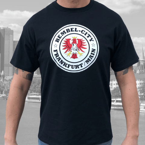 Bembel City Adler T-Shirt schwarz Modell
