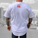 Capital of Äppelwoi T-Shirt Frankfurt Döner Motiv weiß Rückseite