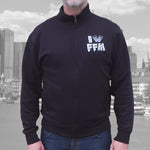 I LOVE FFM Zip Sweater schwarz