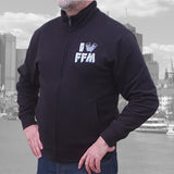 I LOVE FFM Zip Sweater schwarz