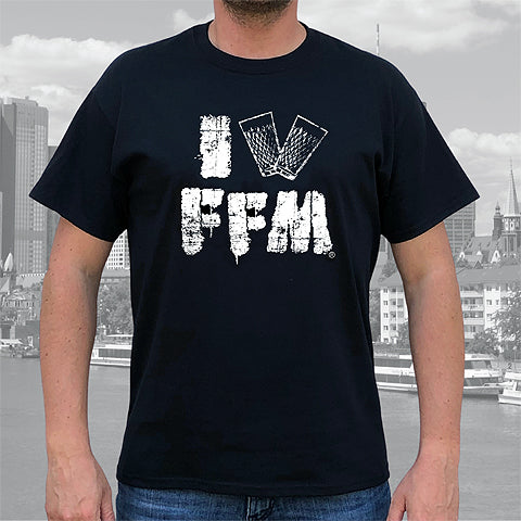 "I LOVE FFM" T-Shirt schwarz