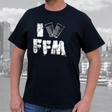 "I LOVE FFM" T-Shirt schwarz