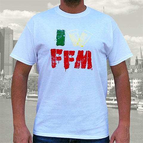I LOVE FFM T-Shirt weiß