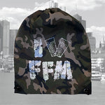 "I LOVE FFM" Turnbeutel Dschungel Tarn