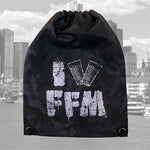 "I LOVE FFM" Turnbeutel Mitternachts Tarn